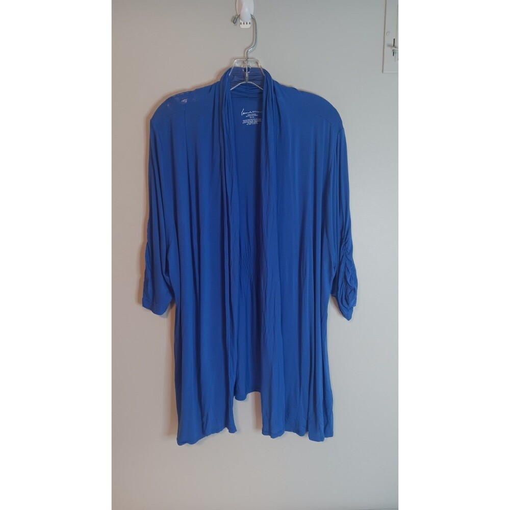 Lane Bryant Lightweight 3/4 Sleeve Cardigan Light Purple Perwinkle Sz 22